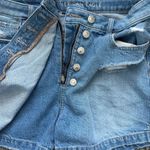 American Eagle  Distressed Denim Mom Skort size 8 Photo 7
