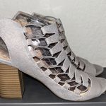 Vince Camuto  Briaz Caged Block Heel Sandal Shoes Photo 1