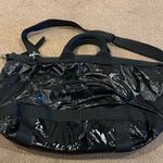 LeSportsac  Black Shiny Double Strap Overnight Bag Photo 0