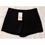ZARA  Black Pleated Skort Photo 4