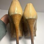 Fendi platform heels gold logo in toe box EU 37 or US 7 Photo 12