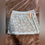 COLSIE Women’s Light Blue Sheer Lace Mini Skirt Cover Up Sz L NWT Size L Photo 5
