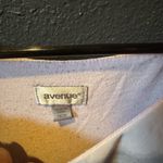 Avenue Black and White Relaxed Blouse Short Sleeve Photo 1