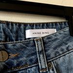 ANINE BING  button fly jeans size 26 blue high rise DR Photo 2