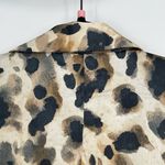 MNG Mango Womens Leopard Print Long Sleeve V Photo 8
