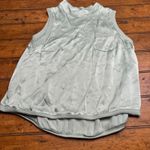 Fate Sleeveless Mock Neck Pocket Tank Top Women's Size Medium Light green Photo 0