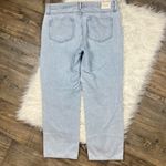 Paige  Noella jive distressed high rise straight cropped jeans Photo 4