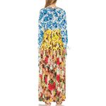 Rococo Sand Women Silk Maxi Dress Size XS Multicolor Floral Boho Resort Romantic Photo 2