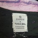 Evereve  X MICHAEL STARS BURNOUR STYLE ARMY GREEN BLACK ASYMMETRICAL TEE XS Photo 7
