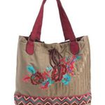 Raga NWT  embroidered beaded sequin tote bag Photo 0