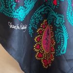 Diane Von Furstenberg  Black and Multicolor Scarf Photo 1