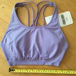 Fabletics  Strappy Seamless Sports Bra, Lilac Purple, Size XS Photo 6