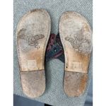 FREEBIRD by Steven  Vallarta Black Leather Thong Sandals Women's 10 Star Moon Photo 6