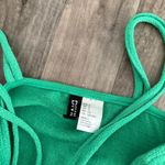 ZARA Divided green bodycon mini dress with thigh slit Photo 4