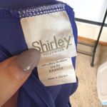 American Vintage Vintage Babydoll Sexy Royal Blue Lingerie Top Lace Bows Criss-Cross Strap Small Photo 6