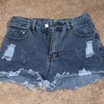 SheIn New never worn raw hem denim shorts . Size 4 Photo 0
