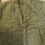 BLANK NYC  looking at you quilted drop shoulder jacket in green size XL, new Photo 5