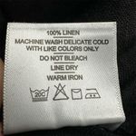 NWOT American Giant Women's Linen Wide Leg Pant Black Size M Casual Summer Size M Photo 6