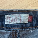 Low Rise Y2K Micro Jean Shorts Blue Size 2 Photo 1