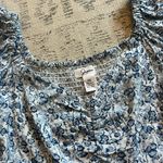 TJ Maxx Blue Floral Top Photo 3