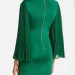 Alice + Olivia NWT Zaya Pleated Butterfly Long Sleeve Stretch Mini Dress Photo 3