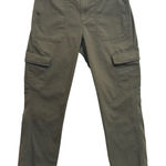 J.Crew Olive Green Cargo Pants Relaxed Fit Utility Pockets Casual Size 4 Photo 0