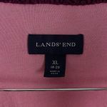 Lands' End Land’s End XL Plum Fleece Sherpa Half Zip Pullover Outdoor Hiking Jewel Tone Photo 3