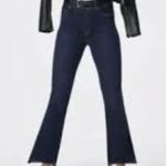 Spanx  Step Hem Kick Flare in Midnight Shade Pull-on Stretch Jeans 20327T Size M Photo 9