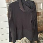 Athleta Full Zip Hoodie Black Sweatshirt Jacket Pockets Women’s Sz large Photo 4