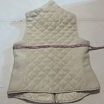 Abercrombie & Fitch  full zip fleece sweater vest white cream women’s small y2k Photo 3