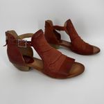 Miz Mooz  Corra Sandals Size 11 Wide Brown Leather Low Heel Cutout Boho Comfort Photo 9