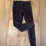 Rock & Republic  Black Denim Pants Gold Stud embellishment Skinny Mid Rise Size 6 Photo 1