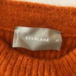 Everlane Womens Sweater Alpaca Blend Oversized Crew Orange XS Photo 2
