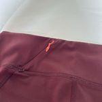 Lululemon All Meshed Up Leggings Maroon Pink Mesh Womens 8 Yoga Activewear Purple Photo 5