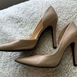 a.n.a Nude Pointy Toe Stiletto Heels, pumps, shoes - Size 8. Side cut out detail Photo 6