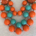 Super Cute Orange and Teal Necklace Photo 5
