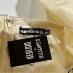 Missguided Kehlani x Off White Cream Corset Detail Bardot Mini Dress Size 8 Photo 4