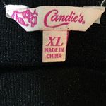 Candie's Plus size Black silver sparkle skater/Circle skirt Photo 4