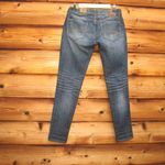 Driftwood NWT  Embroidered Dark Denim Skinny Jeans Photo 4