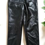 Aritzia Wilfred Melina Black Faux Leather Pants Size 0 Photo 0