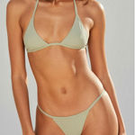 ÉTERNE Thea Bikini Top & Bottom, Sage, Medium Green Photo 0