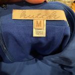 Anthropologie ANTHRO HUTCH BLUE SPLIT FRONT MINI SKIRT M Photo 6