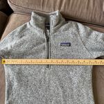 Patagonia  Better Sweater Gray Fleece Quarter Zip Jacket Photo 6