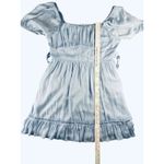 Altar'd State Altr’d State‎ Light Blue Puff Sleeve Babydoll Mini Dress Large Cottagecore Boho Photo 10