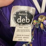 Deb Shops DEB Purple Prom Dress Photo 5