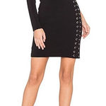 Parker Cocktail Dress brand Womens Davita Lace Up One Shoulder Photo 0