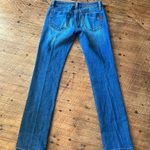 Miss Me distressed low rise size 26 Red straight jeans Photo 2