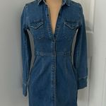 Free People Dynamite in Denim Mini Dress Photo 4