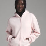 SKIMS Pink Zip Up Hoodie S Photo 0