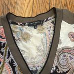 Etro vintage wool blend Paisley V Photo 1
